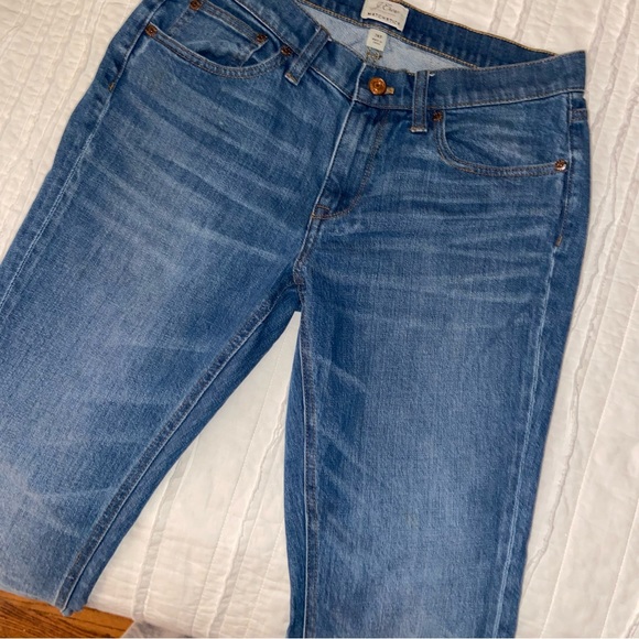 J. Crew Matchstick Jeans 28 Petite Blue - Picture 7 of 8